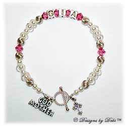 Designs by Debi Handmade Jewelry Personalized Keepsake Bracelet isabella style
