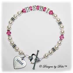 Designs by Debi Handmade Jewelry Personalized Keepsake Bracelet kiara style